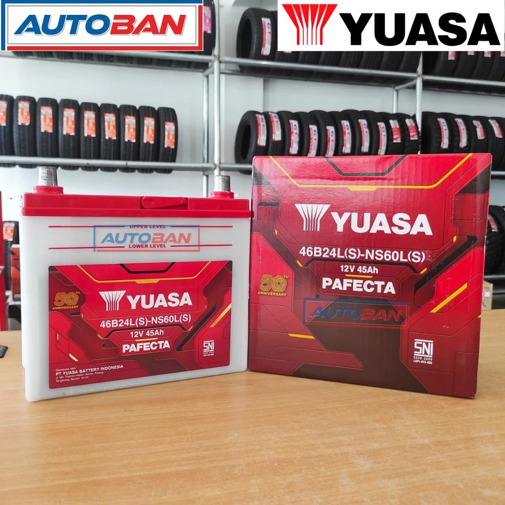 AKI BASAH YUASA PAFECTA NS60L(S) 46B24L(S) ORIGINAL