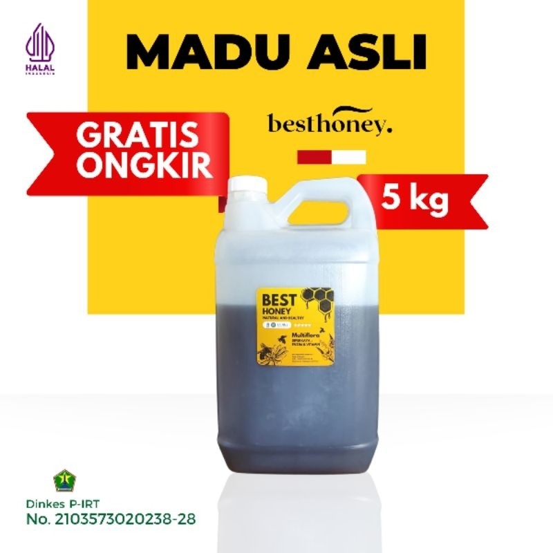 

Besthoney Madu Asli Madu Multiflora Original 5 KG