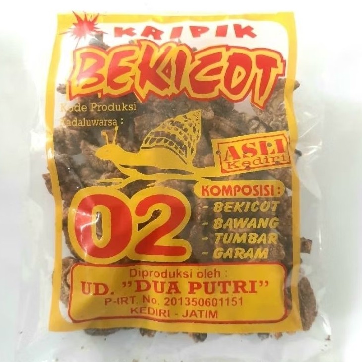

TERBARU KERIPIK BEKICOT 02 CAP DUA PUTRI ASLI KEDIRI