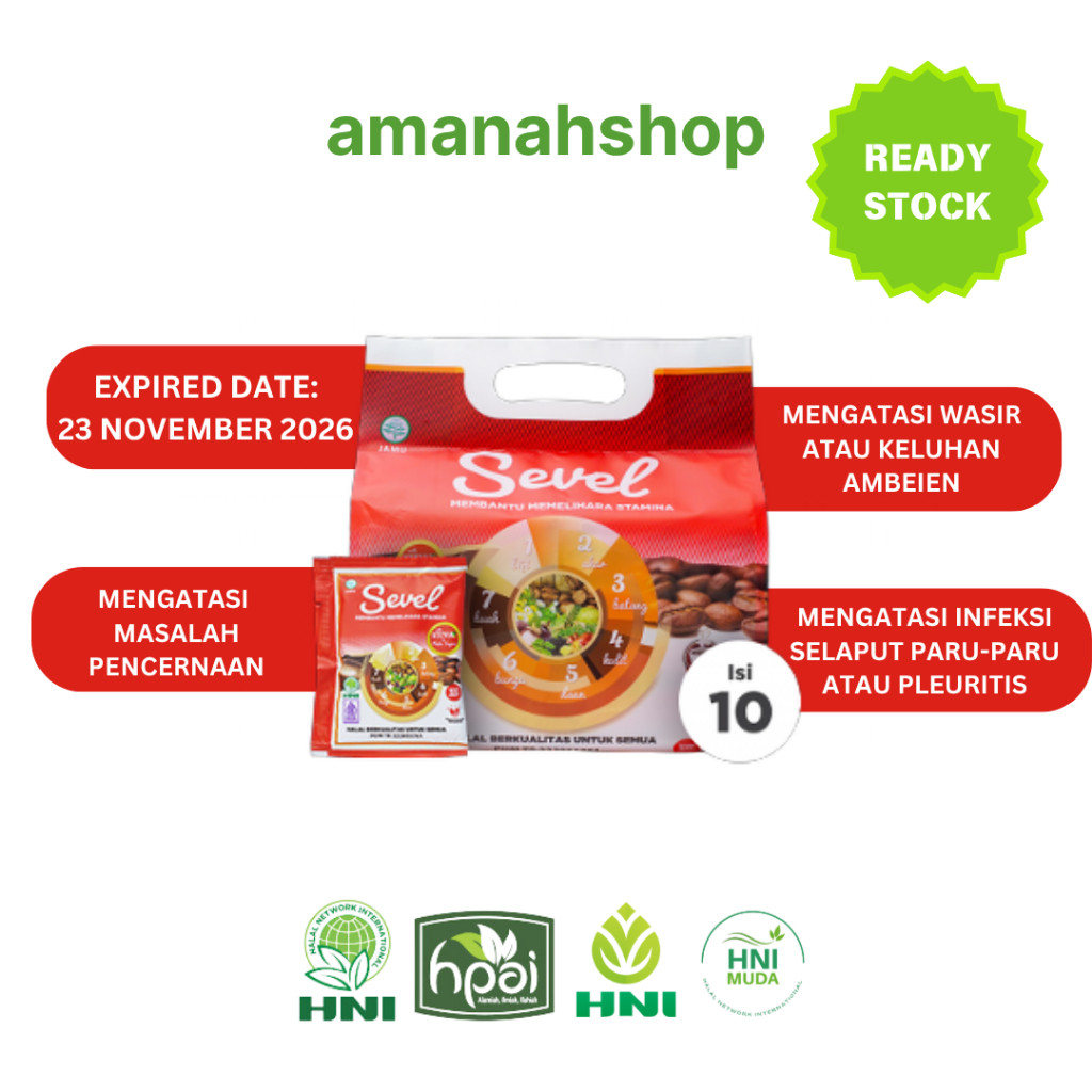 Kopi 7 Elemen Isi 10 Sachet HNI HPAI