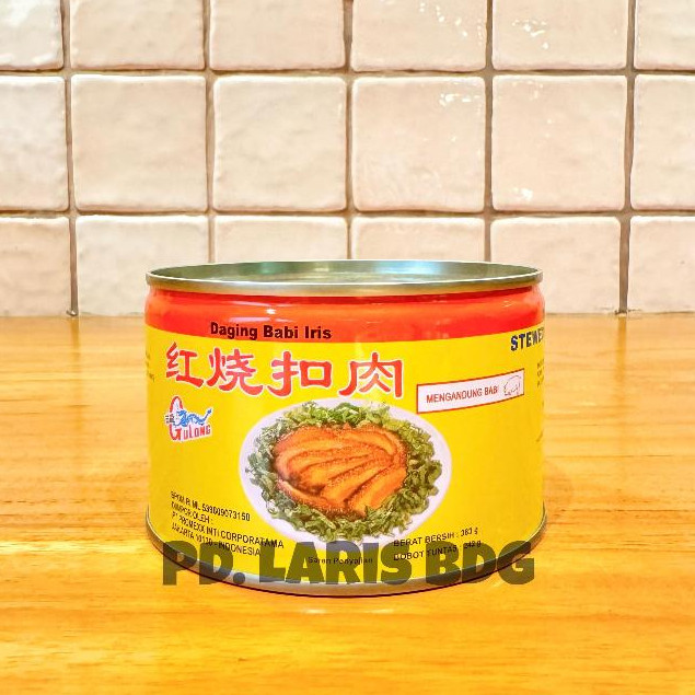 

GULONG STEWED PORK SLICED SAMCAN 383GR (DAGING BABI IRIS DALAM KALENG)