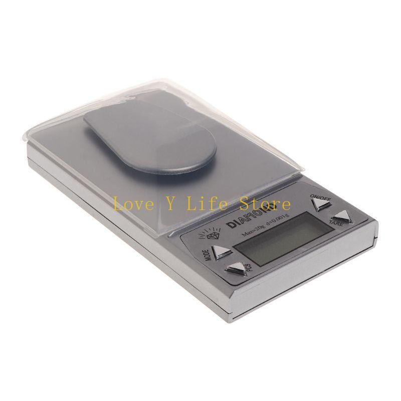 L74C Convenient Digital Pocket Scale 20g 0.001g LCD Digital Jewelry Scale Small Digital Scales for G