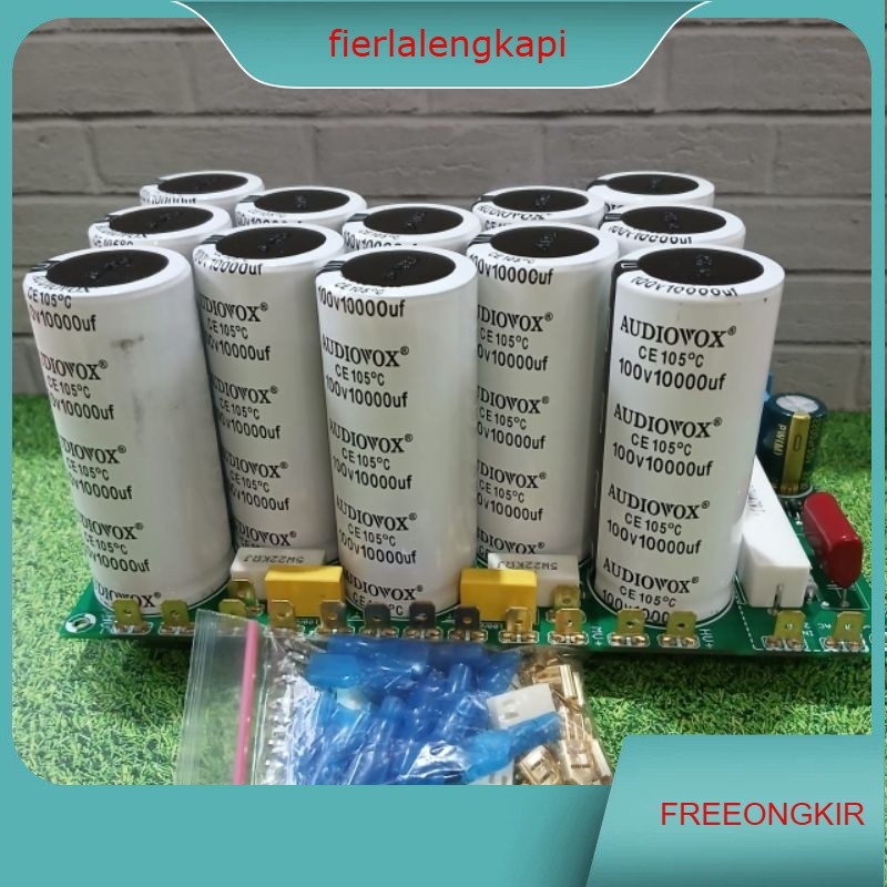 KIT PSU CLASS H 12 ELCO DOUBLE LAYER + SOFTSTART + ELCO  AUDIOVOX 10000UF 100V