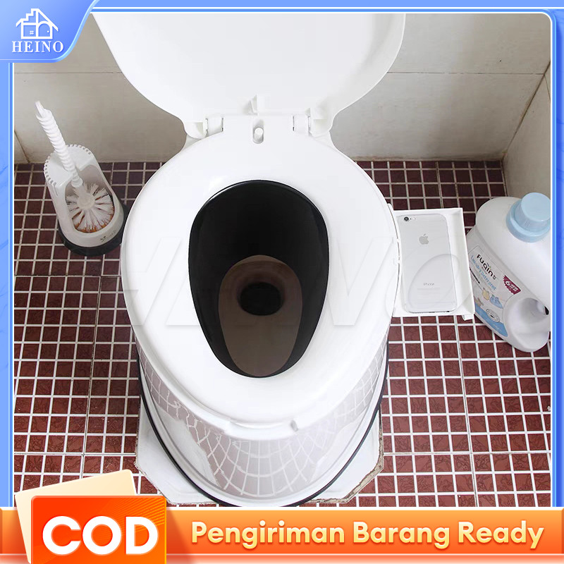 HIENO Closet Jongkok Closet Duduk Toilet Portable Kursi Toilet Duduk ToiletTraining Anak Toilet Dudu