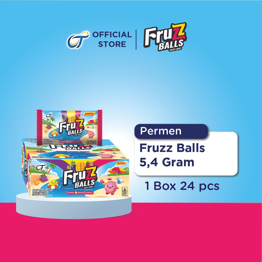 

Fruzz Balls 5.4 Gram [1 Box isi 24 Pcs]