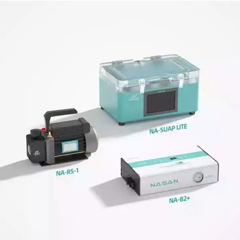 Nasan NA-SUPA lite MINI Vacuum Laminate Machine Na-b2+ NA-SP23 Ultra  Bubble Remover for Flat Curved