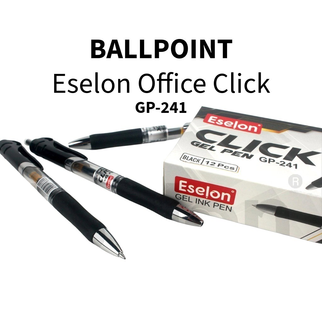 

♚12pcs Pulpen Gel Cetek Eselon GP-241 / Pulpen Gel Cetek CLICK 0,7mm♚