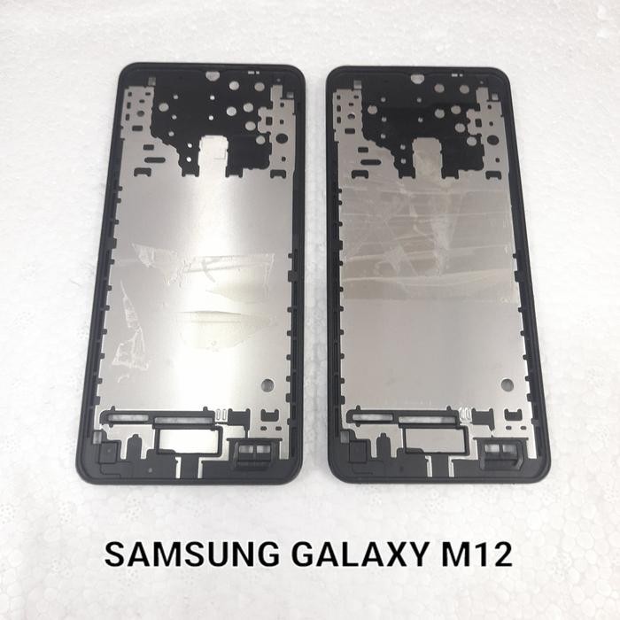 frame lcd tatakan lcd tulang tengah samsung galaxy m12