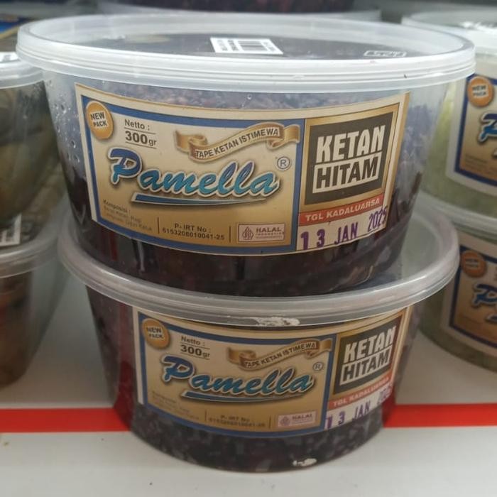 

Tape Ketan Hitam pamella istimewa 300 gr/ pics