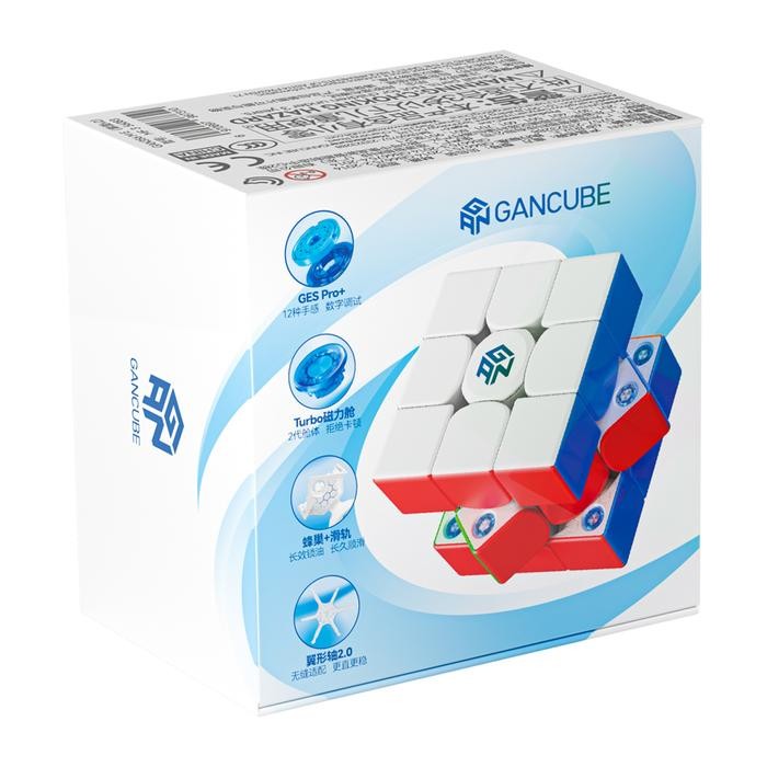 READY Magic Cube Gan 356 ME v2 Magnetic 3x3x3 Stickerless Gan356 M E 3x3 Magnetik versi 2