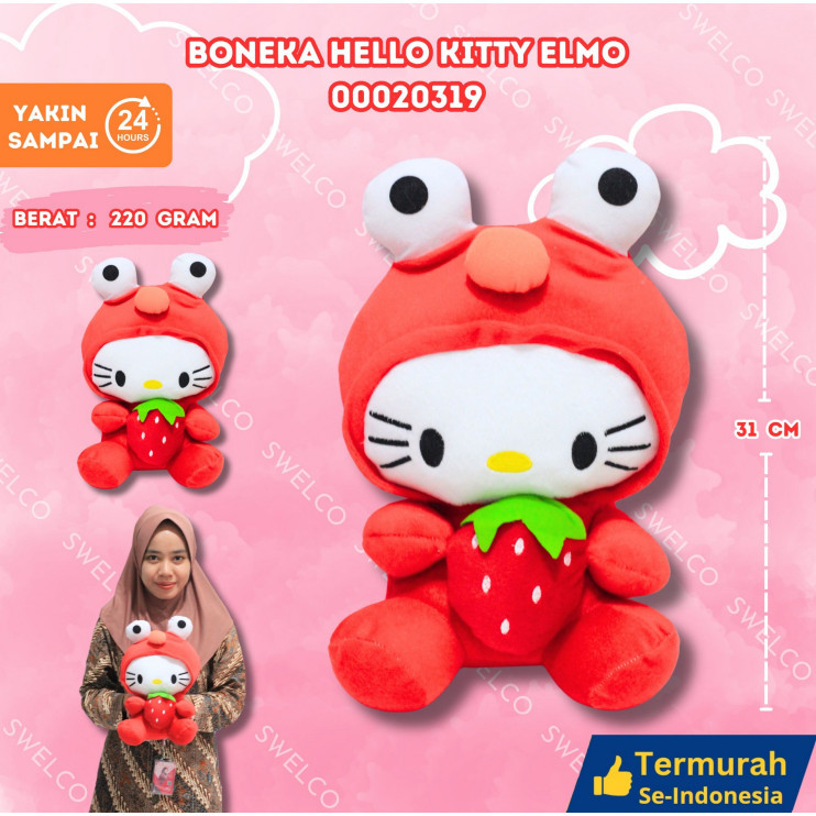 Boneka Hello Kitty Costume Elmo BONEKA HELLO KITTY ELMO KECIL hellokitty BAJU