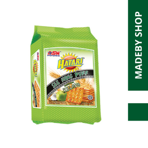 BISKUIT HATARI SEE HONG PUFF 260GR KELAPA