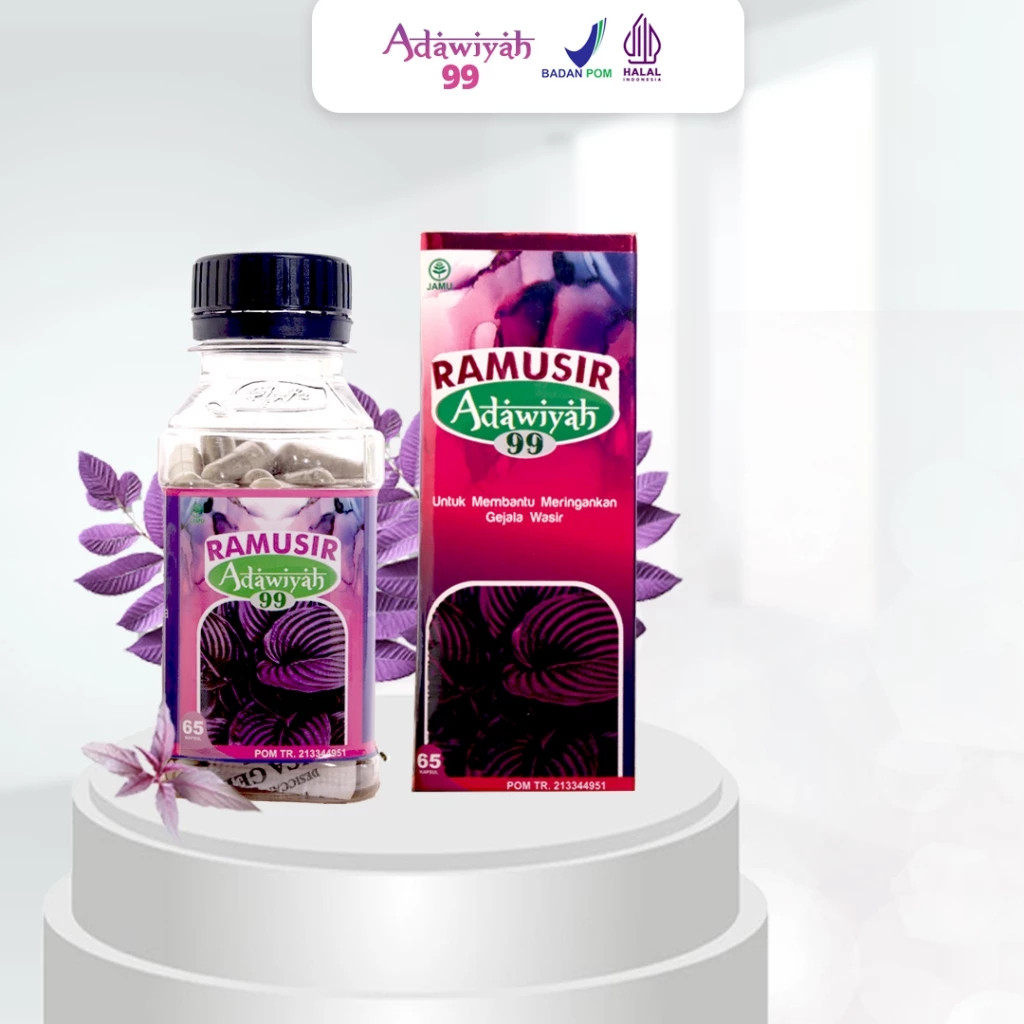 

Obat Herbal Ramusir Adawiyah 99 Membantu Meringankan Gejala Wasir Ambieyen Relief 65 Kapsul