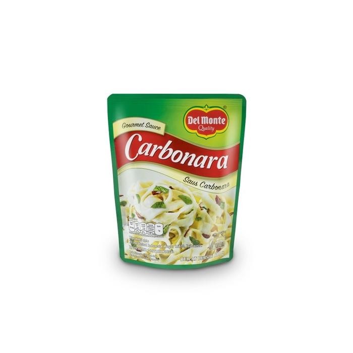 

PROMO! Delmonte sauce saus carbonara original cheese mushroom saos pasta karbonara keju jamur creamy spageti spaghetti makaroni mie instan siap saji kemasan standing pouch 180 g - carbonara