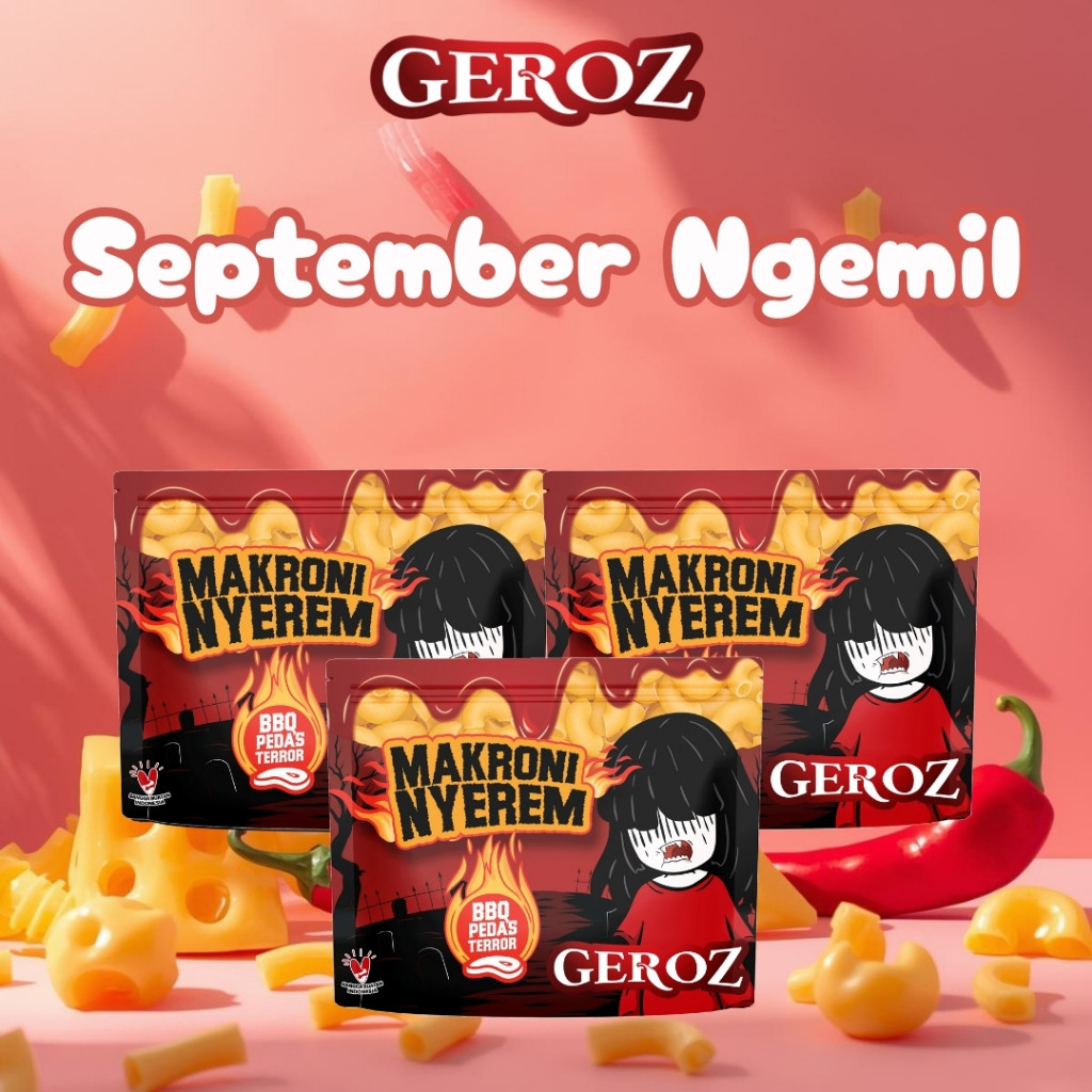 

Geroz - Makroni Nyerem - Rasa BBQ isi 3