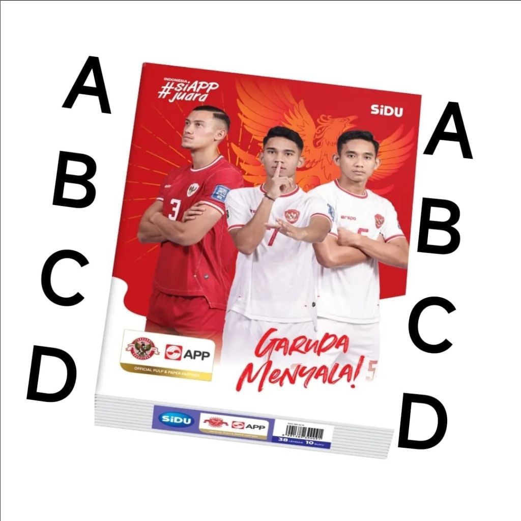 

Buku Tulis anak 38 lembar 1 pack isi 10 PCS