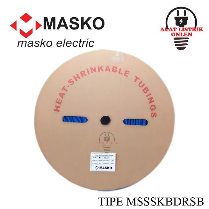 

Isolasi bakar-Selongsong Bakar-Selotip Bakar 5mm 5 mm MASKO 100METER 100 METER 100M 100 M - Biru ORIGINAL