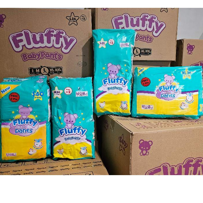 FLUFFY popok bayi celana pants baby diapers murah promo