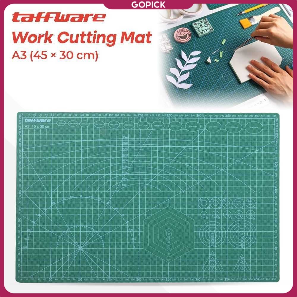 

Taffware Alas Potong Work Cutting Mat Pad A3 45x30cm