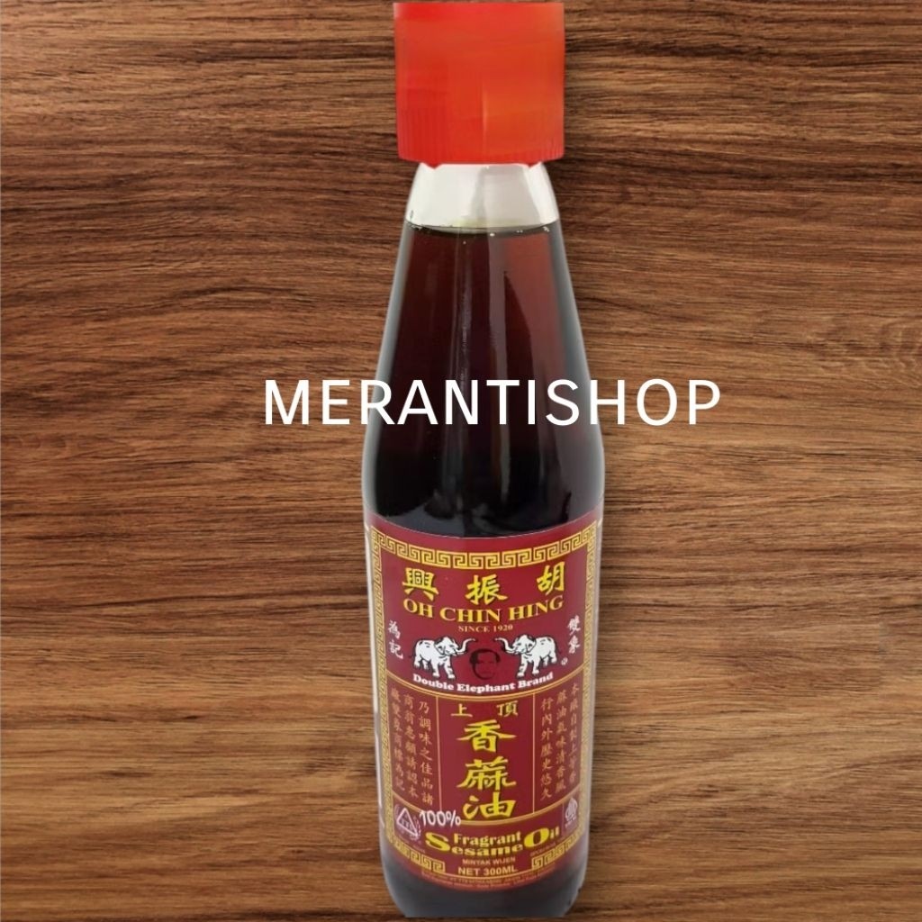 

Minyak Wijen Double Elephant 300ml / Fragrant Sesame Oil Oh Chin Hing Singapore