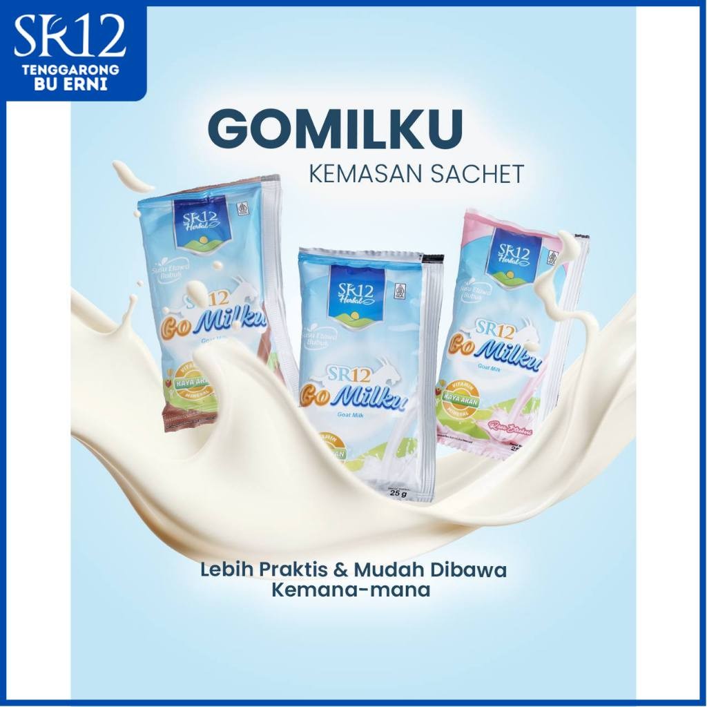 

Susu Kambing Gomilku SR12 Sachet Etawa Gold Go Milku
