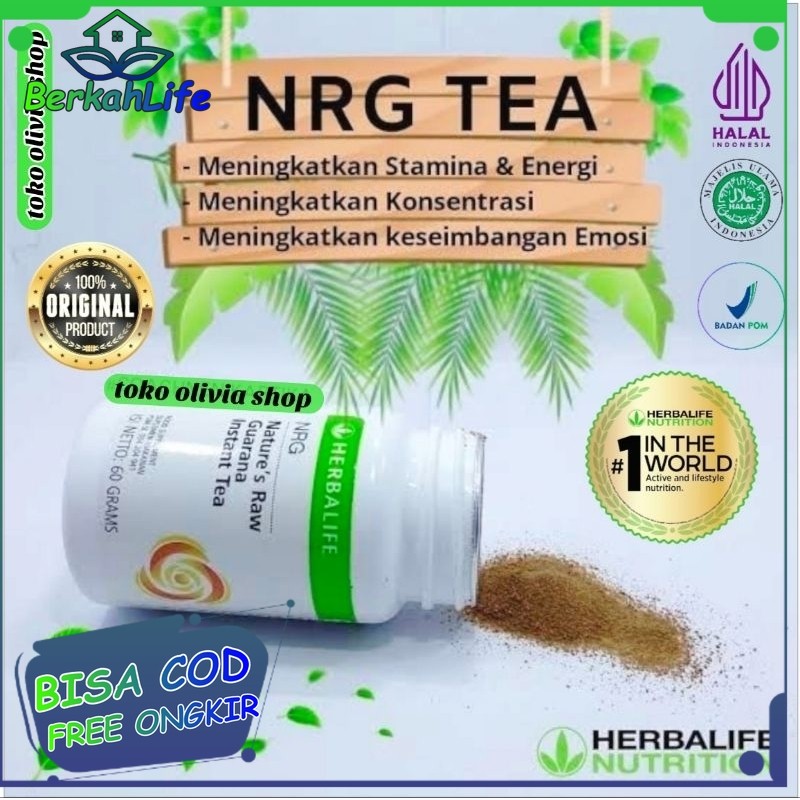 Herbalife NRG Tea Herbal NRG TEA HERBALIFE Teh Pelangsing Badan ideal (DIET) ~ 100% ORIGINAL Teh Pen