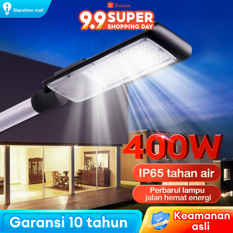 【Garansi 10 tahun】Lampu Jalan LED 100 Watt PJU 220V IP67 Tahan Air 100W 400W Lampu LED Lampu Jalan l