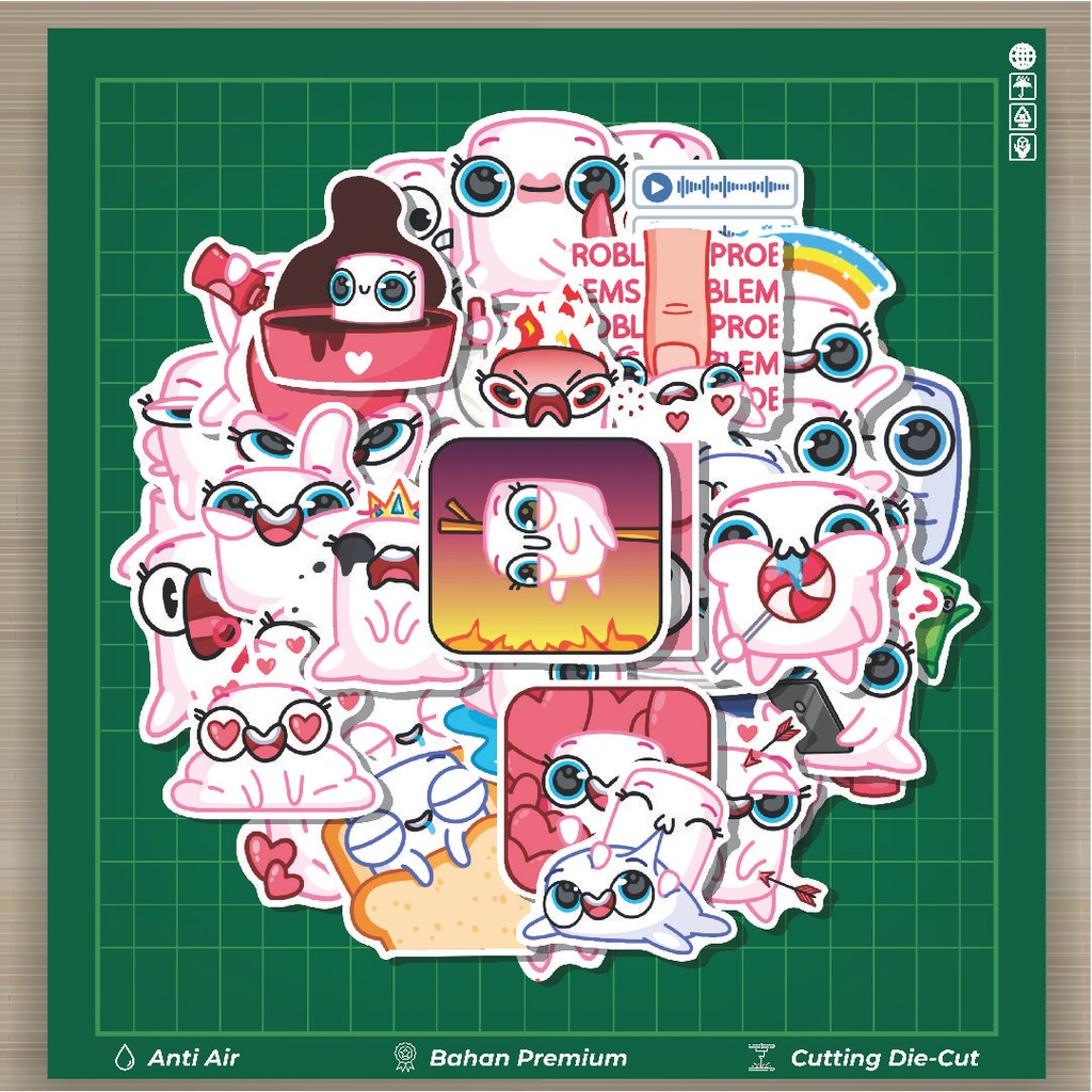 

HOT 50 PCS STIKER Stiker Marshmelita Stiker Fashion Cars Decal Dingin Kartu Album Custom Vinyl Anti Air- Sticker Aesthetic Buku Journal Koper Casing HP Tablet Laptop Helm Motor Botol Minum