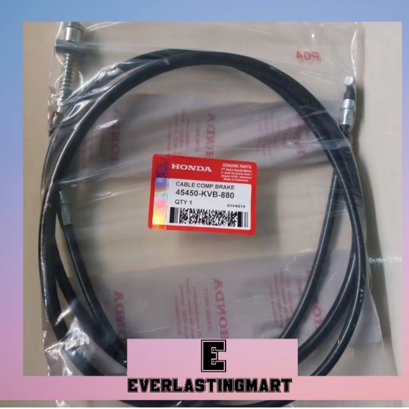 Kabel Rem Belakang Honda Vario 110 / Tali Rem Vario 110 Karbu / Tali Rem Beat Karbu Kawat Rem Honda 
