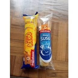 

Roti Papa Bear ecer 1pcs Baru Lembut dan Enak panjang keju bergizi roti manis rasa susu seribuan murah