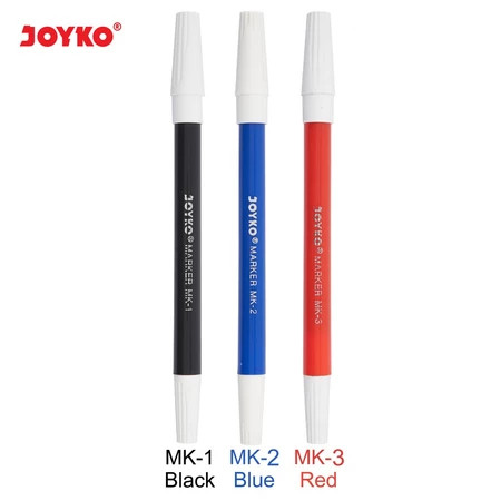 

Joyko Spidol MK-1/ MK-2/ MK-3 Spidol Marker Penanda Warna Hitam Biru Merah