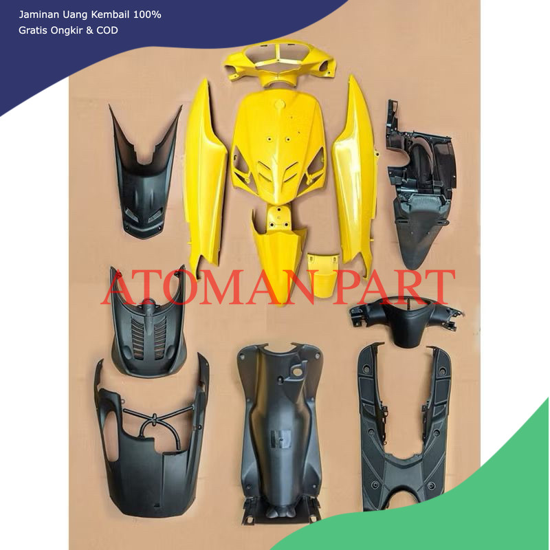 body mio BODY FULL SET MIO 5TL KUNING MERK WIN BODY FULSET MIO SPORTY KUNING