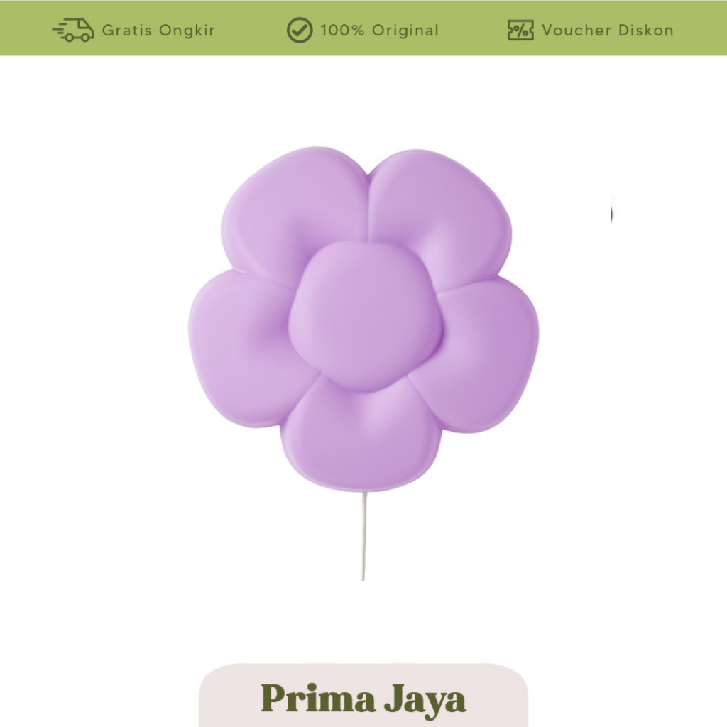 TERLARIS SWITZERLAND Lampu dinding bentuk bunga warna ungu led