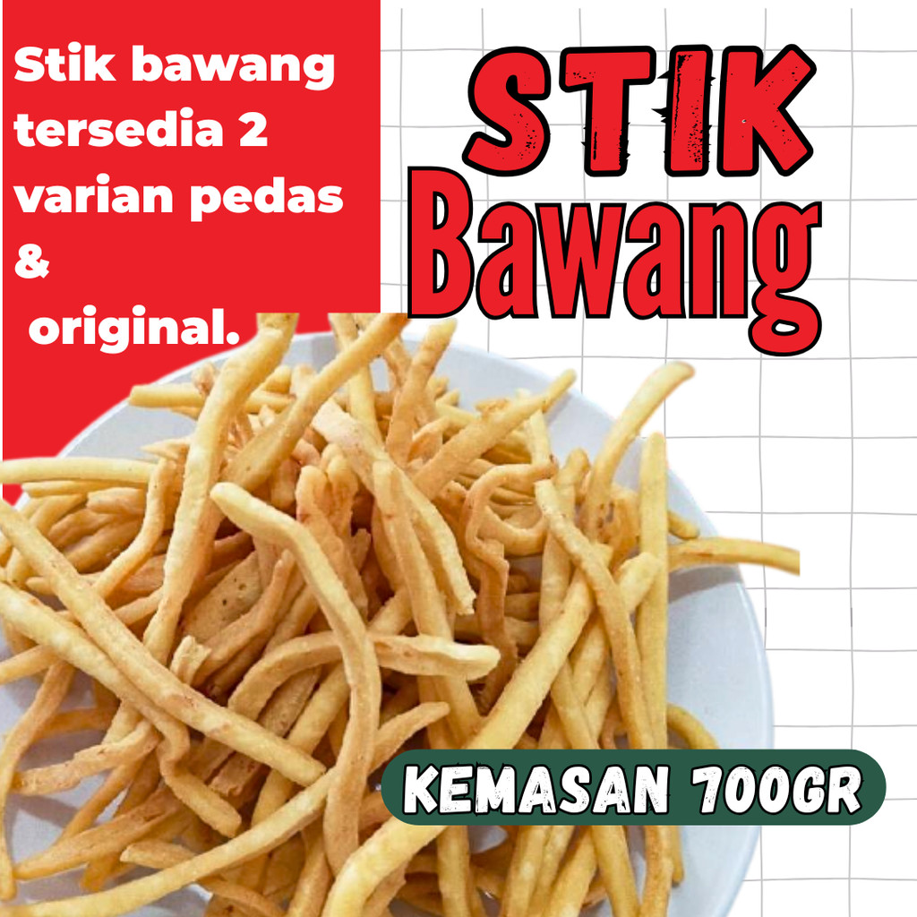 

Stik Bawang Pedas 700gram Stik Bawang Gurih Aroma Asli