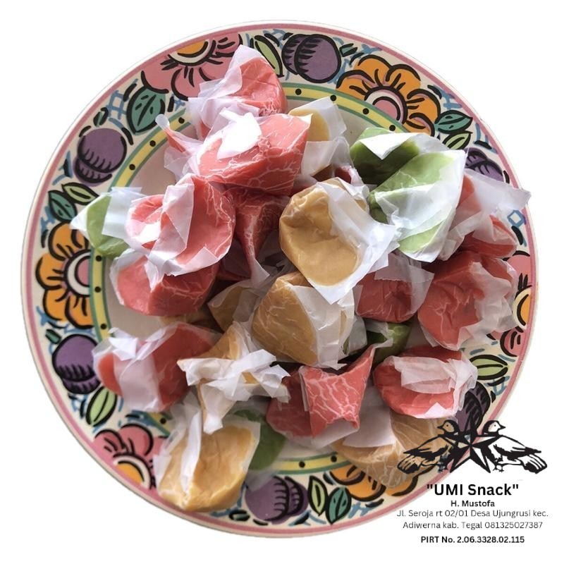 

Dodol tape isi 250gr, permen tape cemilan manis Food Snack