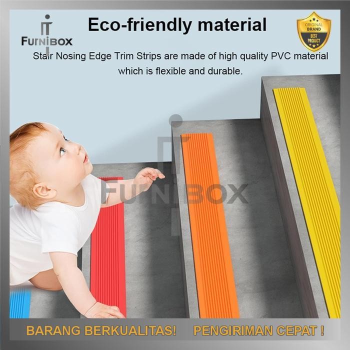 

Lakban Stiker List Lantai Tangga Anti Slip Licin Selip Tape Sticker Lis Tangga - Gray