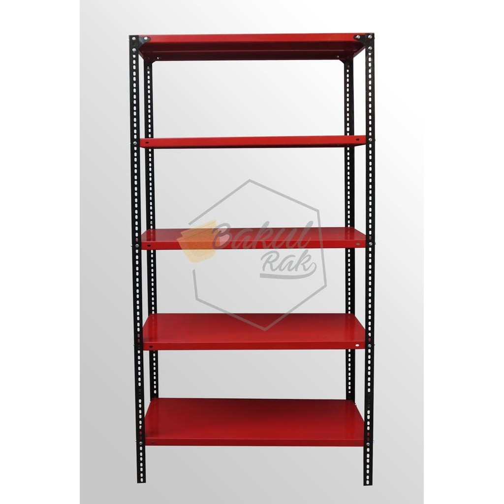 

Rak penyimpanan barang,file ukuran 40x100x200 - Merah