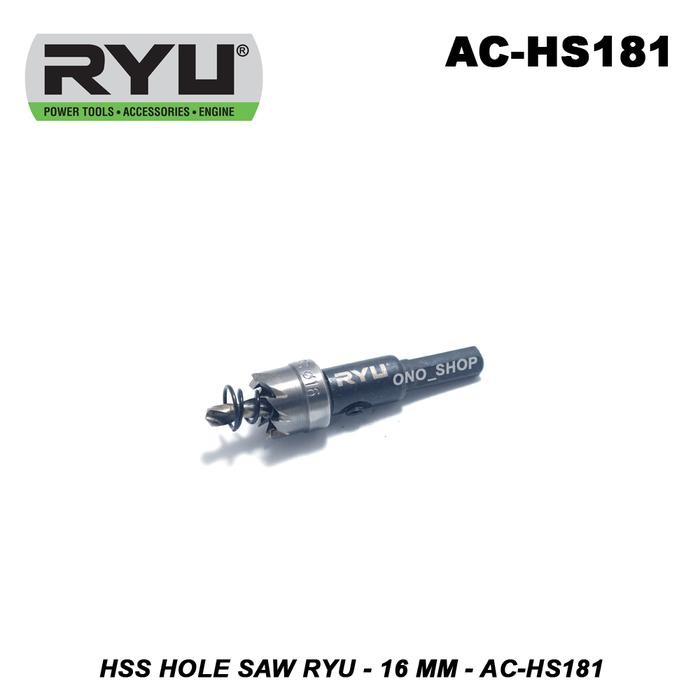 HSS Hole Saw Ryu - Hole Saw Besi - 16 mm by Fajar SA