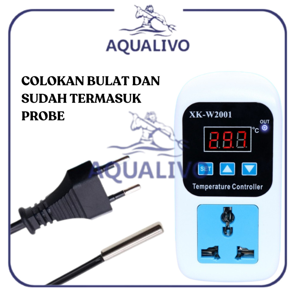 W 2001 Thermostat/Termostat Digital XK-W2001 220V Temperature Controller VKS