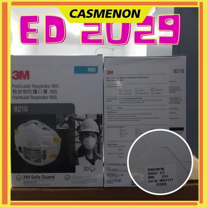 masker N95 3M 8210 / Respirator Partikulat 3M 8210, N95 - Singapore