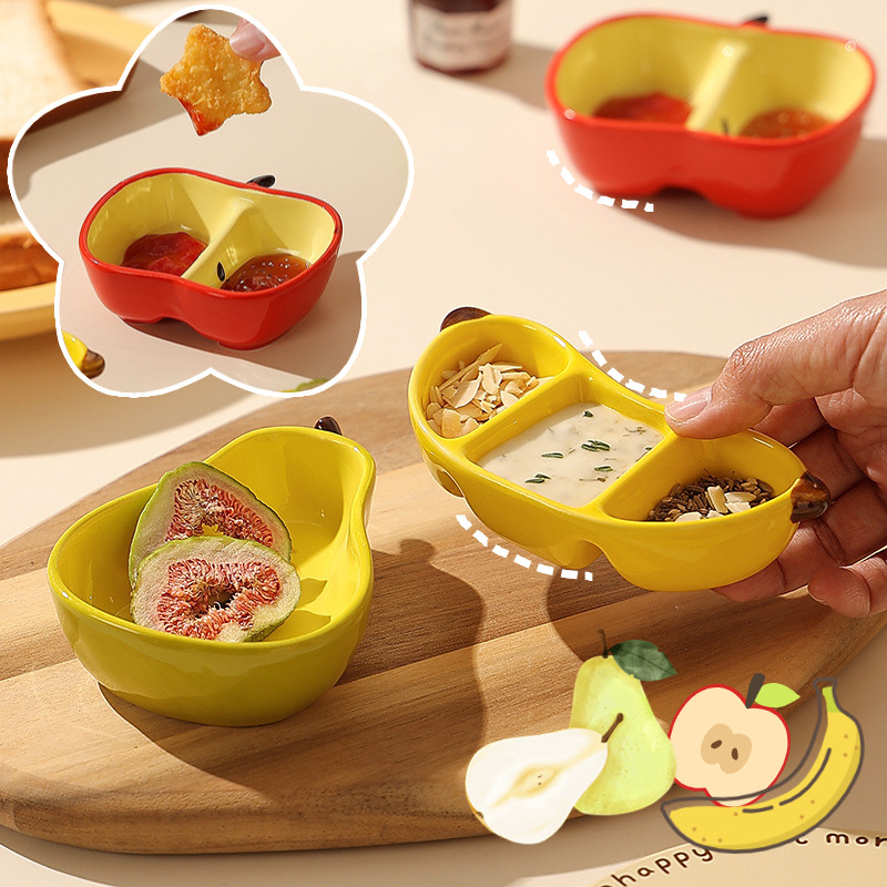 Buah Piring Keramik Lucu / Piring Makanan Ringan Buah / Piring Keramik Lucu Dan Unik Buah Cute Plate