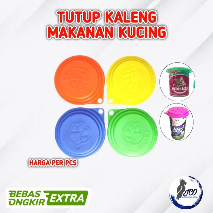 PENUTUP KALENG MAKANAN KUCING TUTUP KALENG MAKANAN KUCING