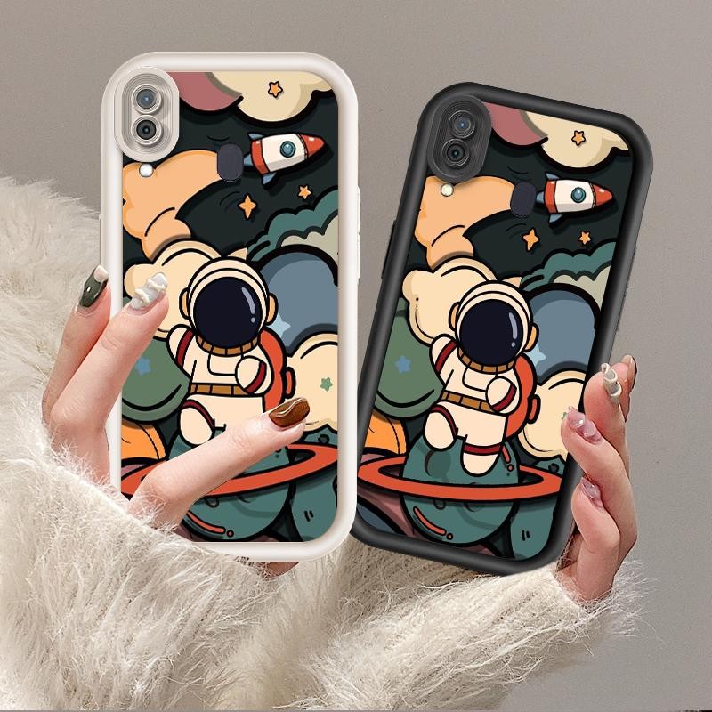 Astronaut Phone Cover For Samsung Galaxy A20 Case Samsung A30 Cute Funny Cartoon Shockproof Soft Sil