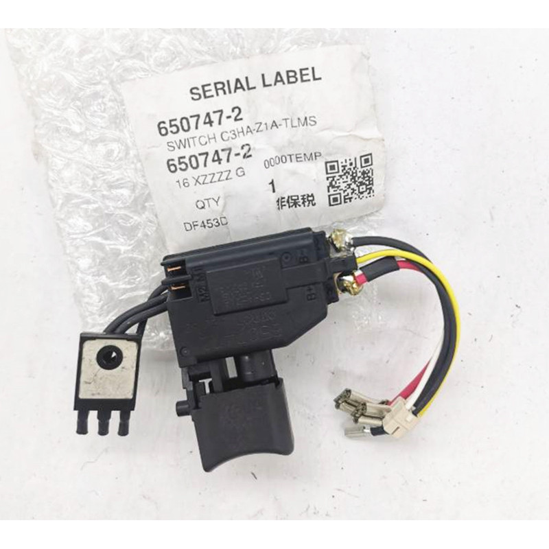 Switch 650747-2  6507472 for Makita 650731-7 650637-9 BDF456 BDF446 DHP456 DF456D DF453D DHP446 6507