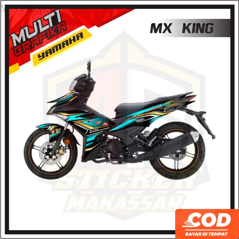 Stiker Striping Decal mx king decal  Stripping Setriping Setiker  yamaha jupiter Mx King 150 Variasi