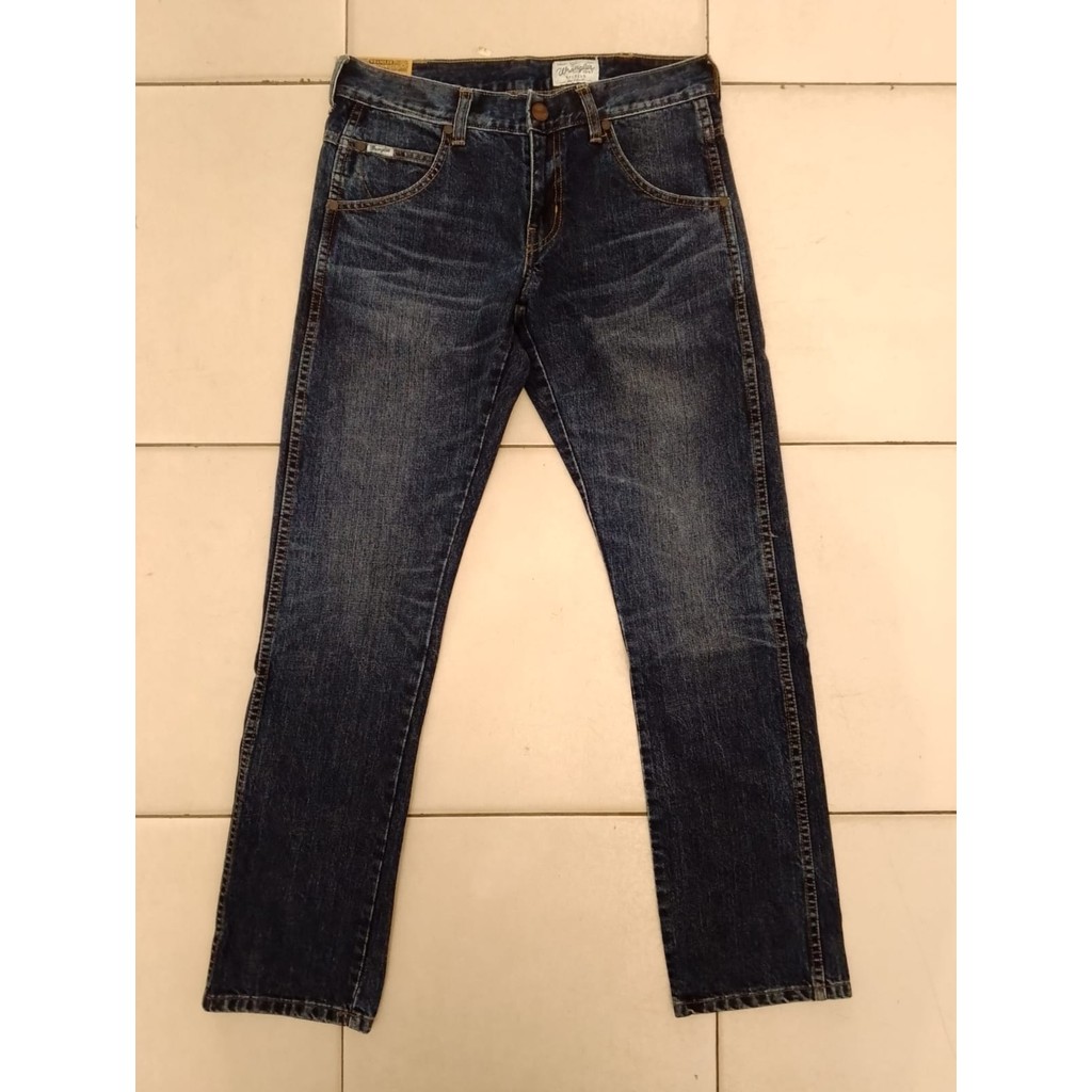 Celana Panjang Jeans Pria Wrangler Original Spencer Slim C06A18