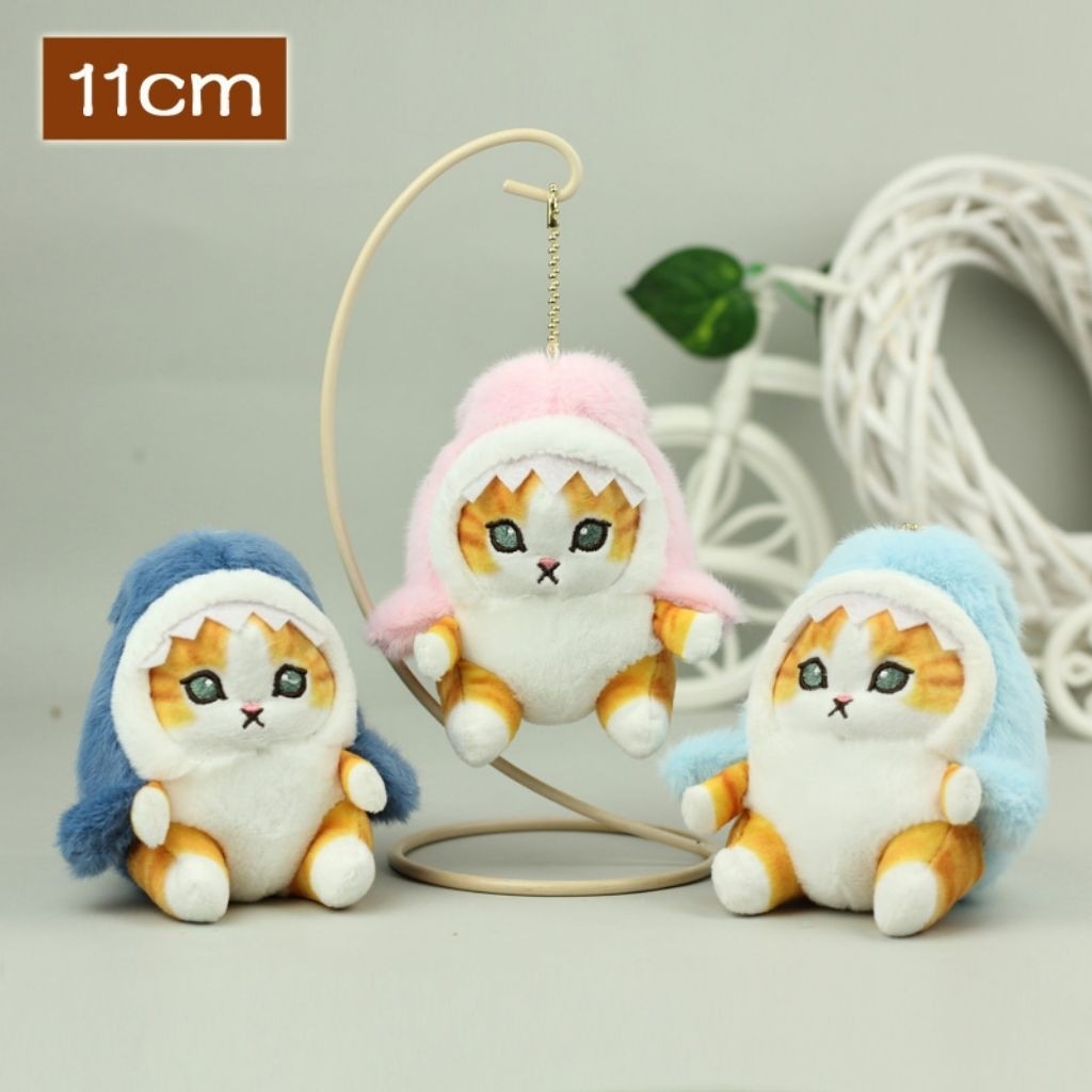 Gantungan kunci kucing warna emas premium boneka import premium ganci gantungan tas.