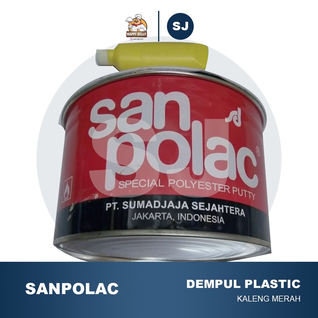 Dempul Sanpolac / Dempul Plastik / Dempul Besi @1 KG