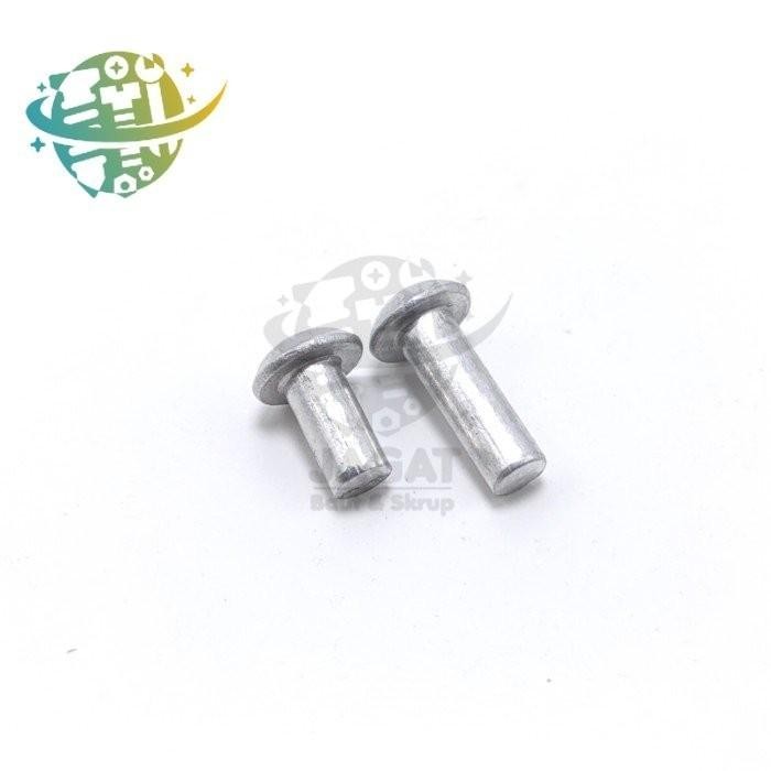 Paku Keling Alumunium 6 x 10 Paku rivet  alumunium silver