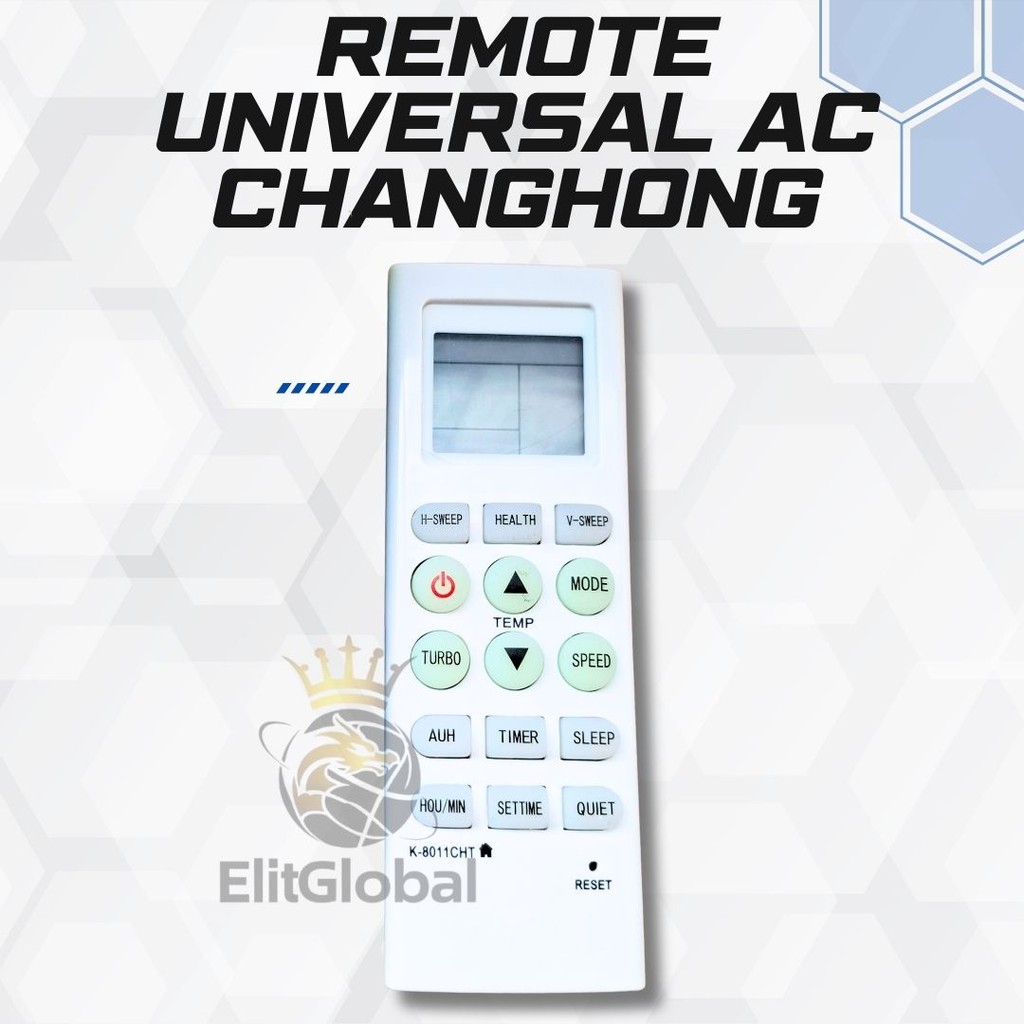 Remote Universal AC Changhong - Kompatibel Semua Seri